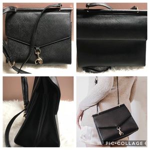 Sale! Blk Vegan Leather Lionel Brittany Crossbody Purse